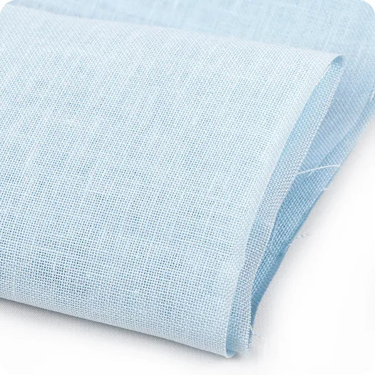 28 ct Cashel Linen Cross Stitch Fabric by Zweigart - Ice Blue