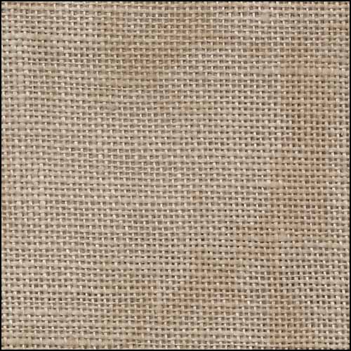 28 ct Cashel Linen Cross Stitch Fabric by Zweigart - Vintage Country Mocha