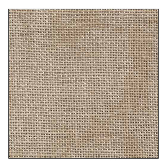 28 ct Cashel Linen Cross Stitch Fabric by Zweigart - Vintage Country Mocha