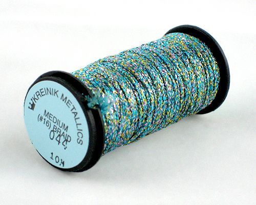 Kreinik Medium Braid #16 - 044 Confetti Blue