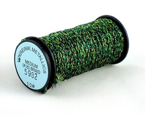 Kreinik Medium Braid #16 - 5982 Forest Green