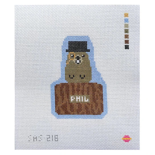 Saturnalia Stitching Fancy Phil Needlepoint Canvas