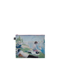 LOQI Impressionism Seurat, Monet, Van Gogh Recycled Project Bags - Set of 3