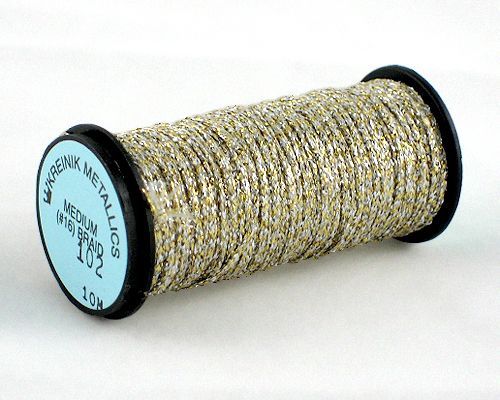 Kreinik Medium Braid #16 - 102 Vatican Gold