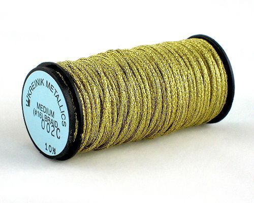 Kreinik Medium Braid #16 - 002C Gold Cord