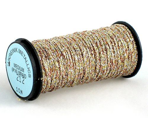 Kreinik Medium Braid #16 - 212 Golden Sand