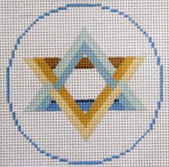 Lee's Needle Arts Star of David Needlepoint Canvas