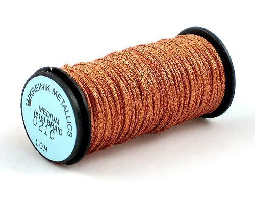 Kreinik Medium Braid #16 - 021C Copper Cord