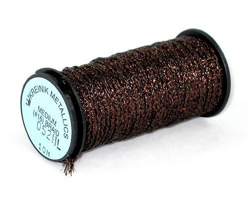 Kreinik Medium Braid #16 - 052HL Bronze Hi Lustre