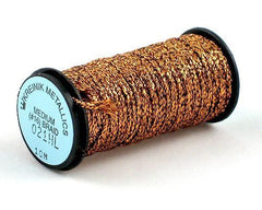 Kreinik Medium Braid #16 - 021HL Copper Hi Lustre