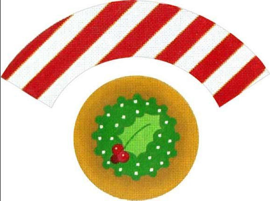 Melissa Shirley Designs Holly Cupcake Needlepoint Canvas