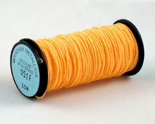 Kreinik Medium Braid #16 - 051F Tangerine