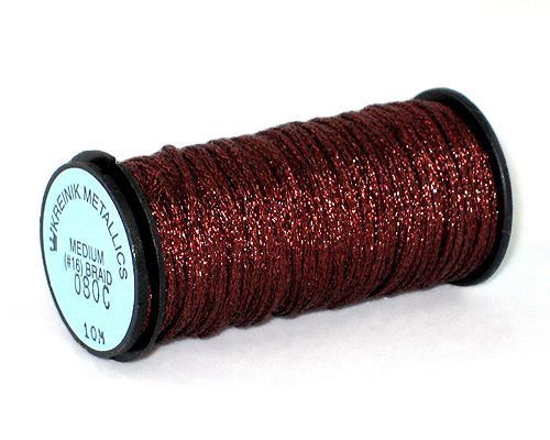 Kreinik Medium Braid #16 - 080C Garnet Cord