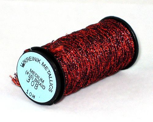 Kreinik Medium Braid #16 - 308 Colonial Red