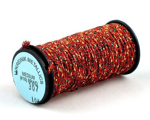 Kreinik Medium Braid #16 - 307 Deep Coral