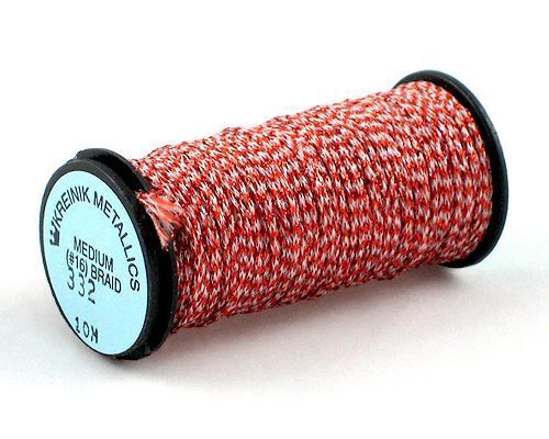 Kreinik Medium Braid #16 - 332 Candy Cane