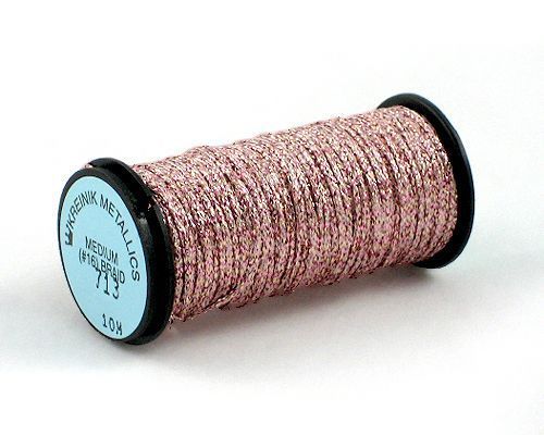 Kreinik Medium Braid #16 - 713 Pink Mauve