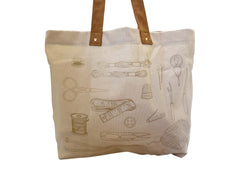 Chasing Threads Stitch Your Craft Tools Tote Bag Embroidery Kit