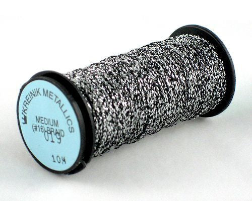 Kreinik Medium Braid #16 - 019 Pewter