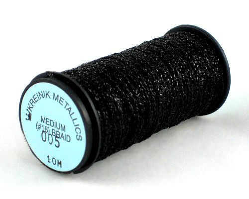 Kreinik Medium Braid #16 - 005 Black