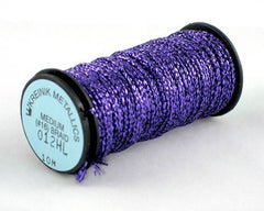 Kreinik Medium Braid #16 - 012HL Purple Hi Lustre