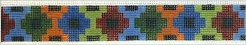 The Meredith Collection Mission Geometric Belt Needlepoint Canvas