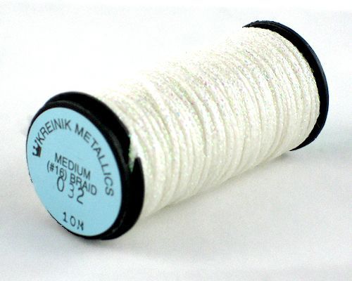 Kreinik Medium Braid #16 - 032 Pearl