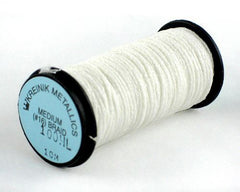 Kreinik Medium Braid #16 - 100HL White Hi Lustre