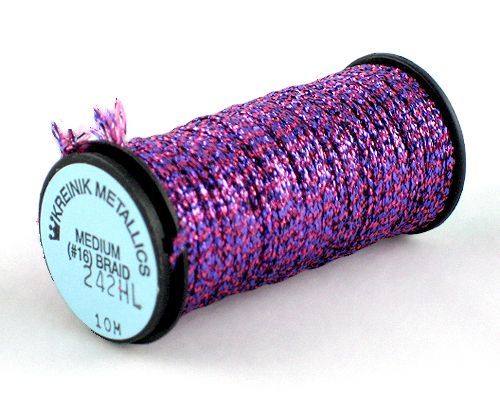 Kreinik Medium Braid #16 - 242HL Magenta Sunset