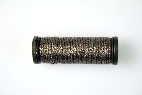 Kreinik Braid #12 - 010HL Steel Grey Hi Lustre