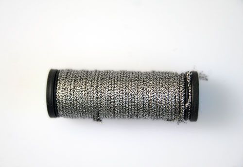 Kreinik Braid #12 - 105C Antique Silver Cord