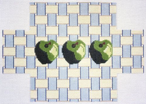 J. Child Designs Apples Brick Needlepoint Canvas