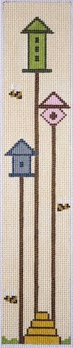 J. Child Designs Bee skep bookmark Needlepoint Canvas