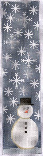 J. Child Designs Snowman Bookmark Needlepoint Canvas