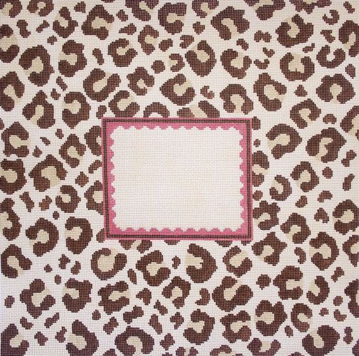 J. Child Designs Leopard Pillow Needlepoint Canvas