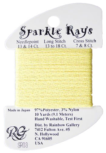 Rainbow Gallery Sparkle Rays - 03 Lemon