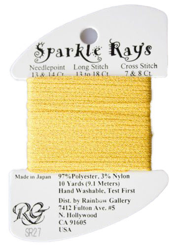 Rainbow Gallery Sparkle Rays - 27 Brite Yellow