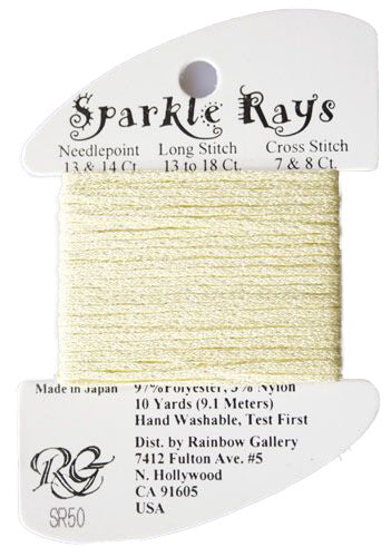 Rainbow Gallery Sparkle Rays - 50 Pale Yellow