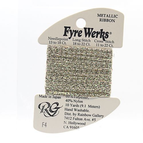 Rainbow Gallery Fyre Werks Metallic Ribbon - 04 Gold Shimmer