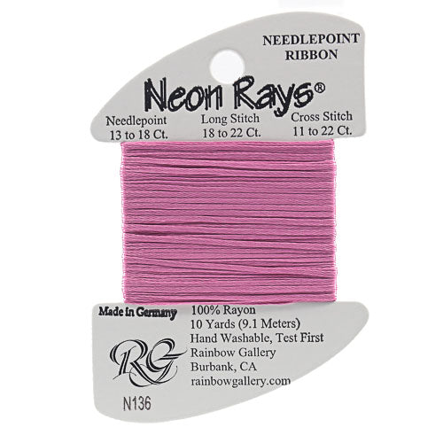 Rainbow Gallery Neon Rays - 136 Dark Rose Pink