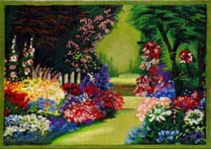 The Meredith Collection Treglown Designs Summer Garden Needlepoint Canvas