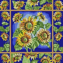 The Meredith Collection Treglown Designs Sunflowers Needlepoint Canvas