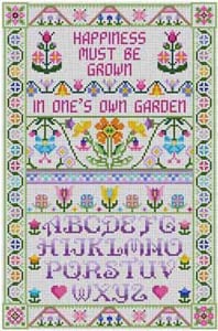 The Meredith Collection Treglown Designs Happiness Must Be Needlepoint Canvas