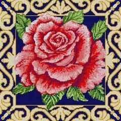 The Meredith Collection Treglown Designs Rose Gold Scroll Brdr Needlepoint Canvas
