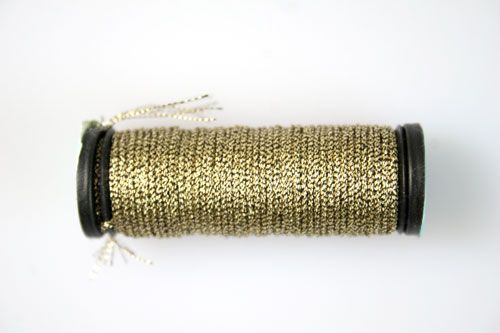 Kreinik Braid #12 - 205C Antique Gold Cord