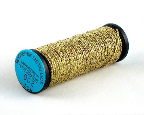 Kreinik Braid #12 - 002 Gold