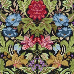 The Meredith Collection Treglown Designs Morris Pillow Needlepoint Canvas