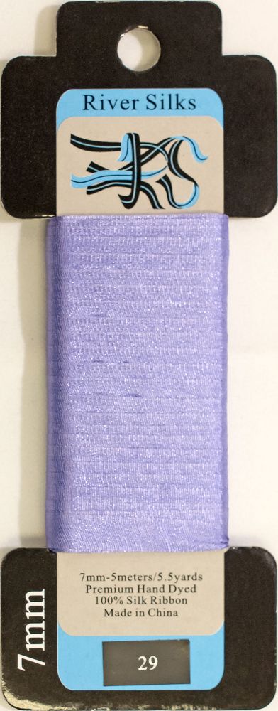 River Silks Ribbon 7mm - 029 Deep Periwinkle