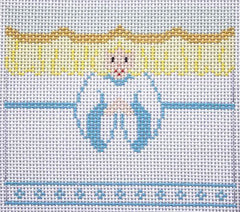 The Collection Designs Angel Roll Up Needlepoint Canvas