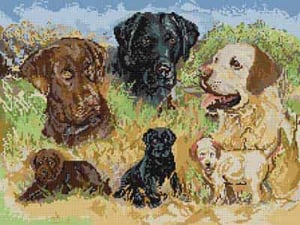 The Meredith Collection Treglown Designs Little Rascals Needlepoint Canvas